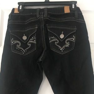 Vintage Maurices black jeans-Size S-NWT
